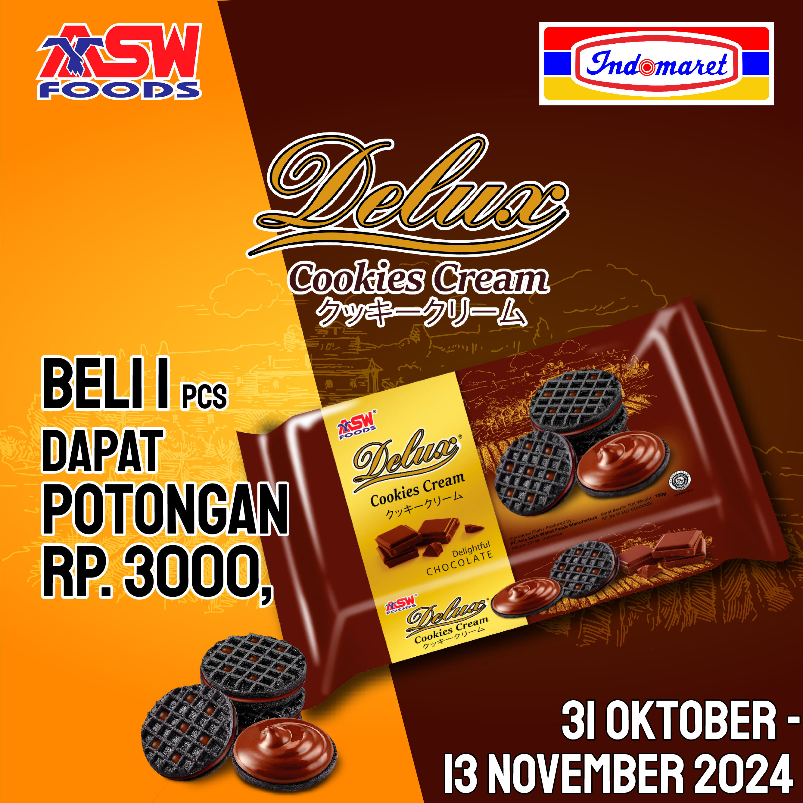 PROMO HEMAT DELUX COOKIES  DI INDOMARET Periode November 2024